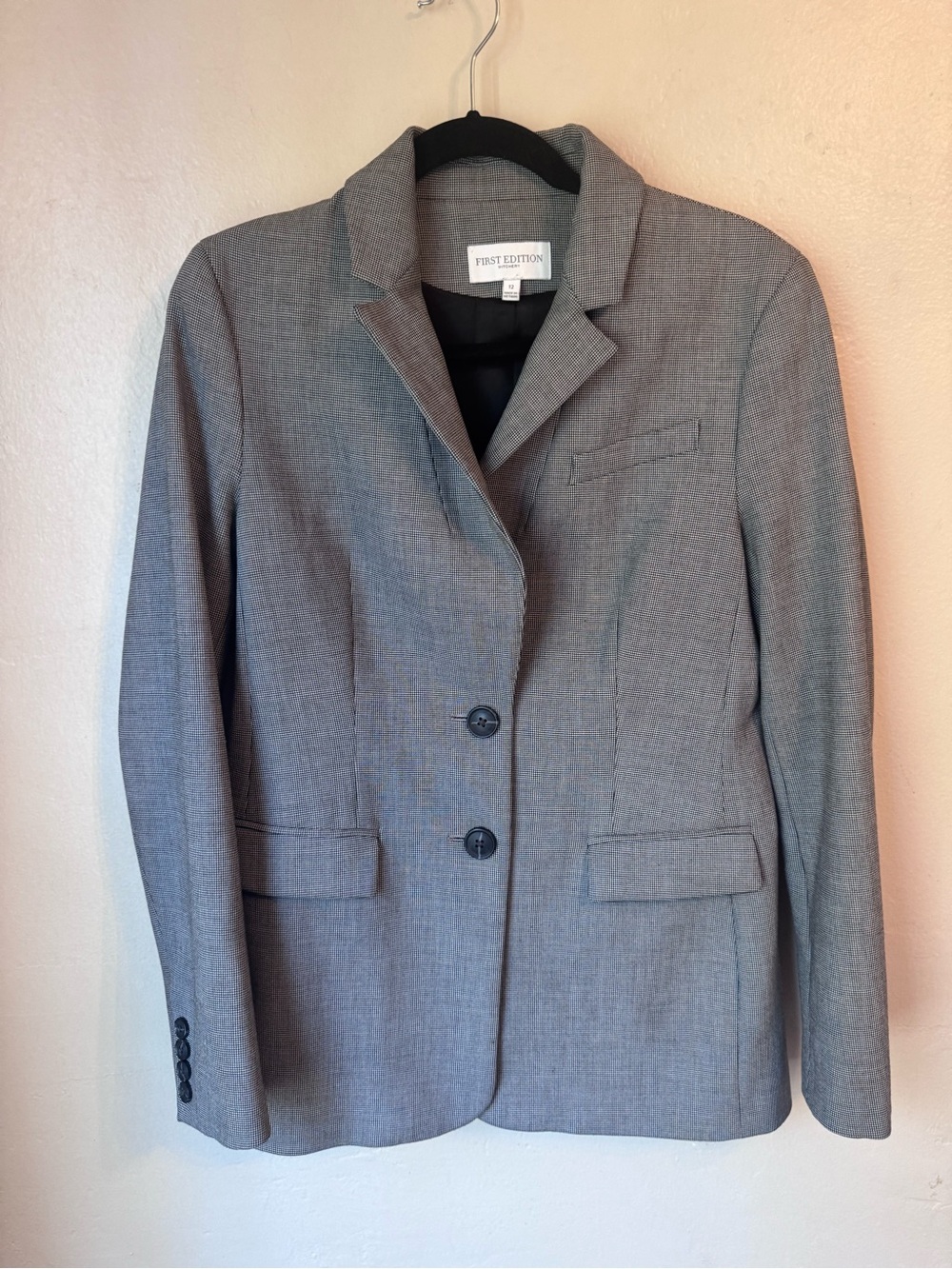 Witchery Mini check Women's Tailored Blazer Jacket